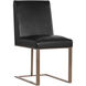 Dean Antique Brass / Cantina Black Dining Chair
